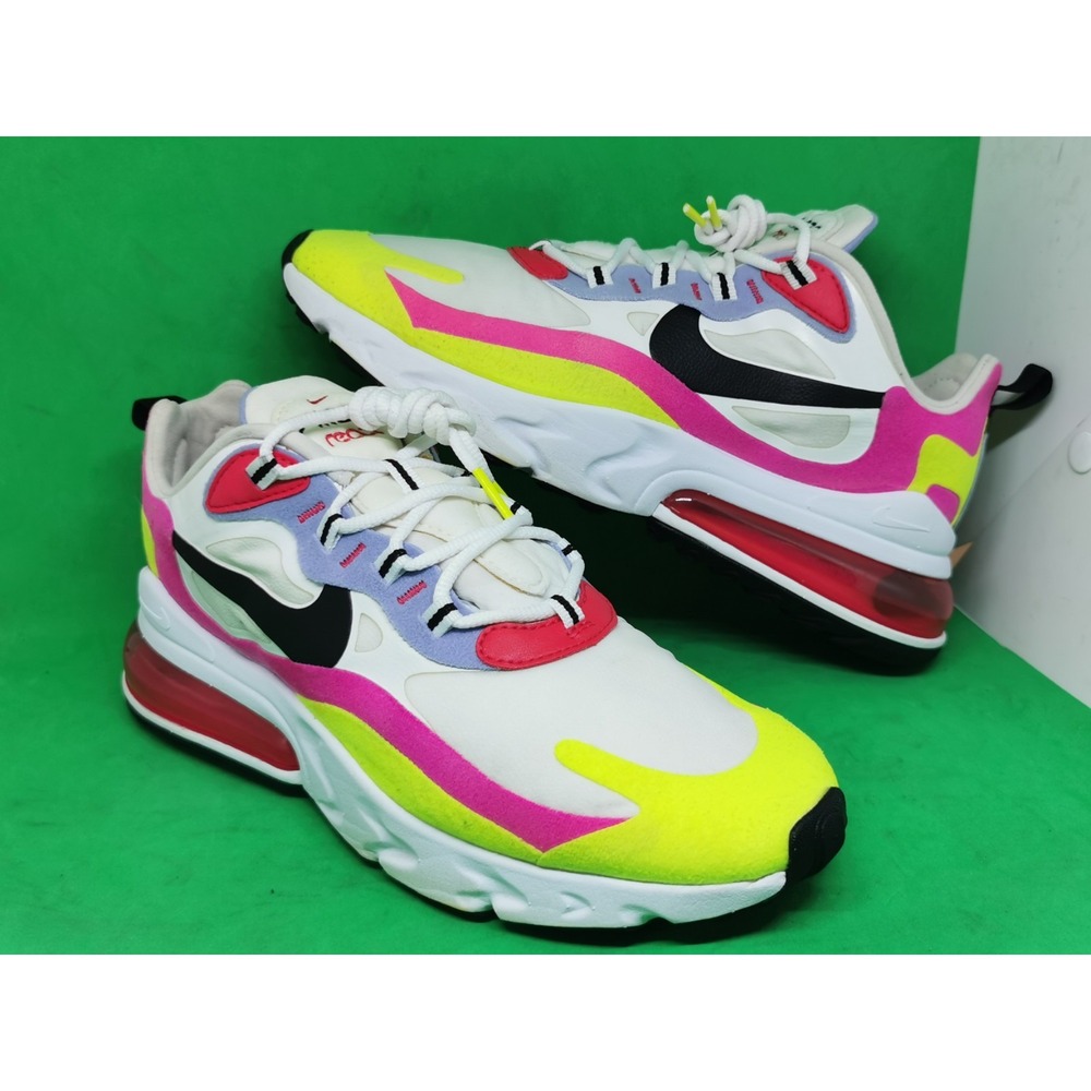 Nike Womens Air Max 270 React Multi-Color Running Shoes Size 8.5 CZ9351-100